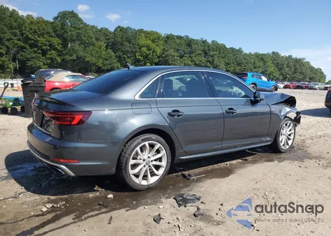 2019 Audi A4 Premium из США, поврежденный, VIN WAUDNAF41KA039659